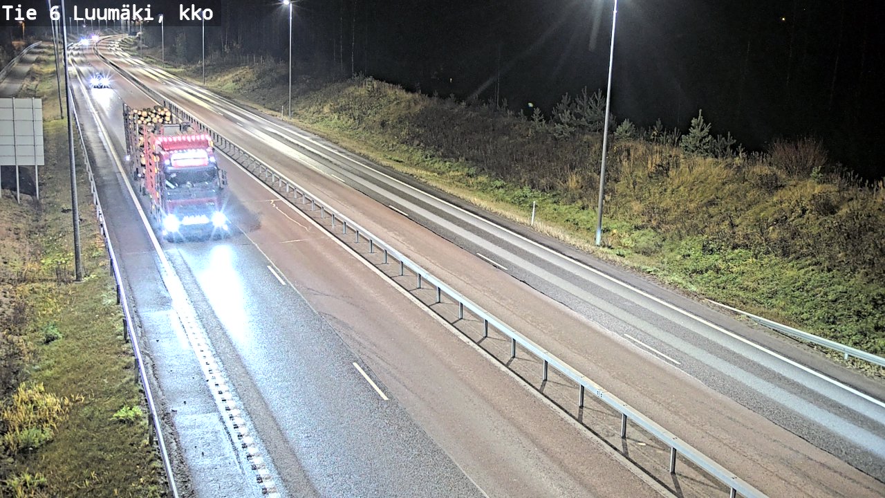 Kelikamerat Kuva Tie 6 Luumäki, kirkko, Luumäki, Etelä-Karjala