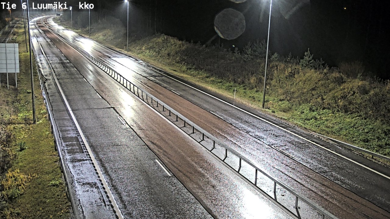 Weather Camera Image Road 6 Luumäki, kirkko, Luumäki, Etelä-Karjala