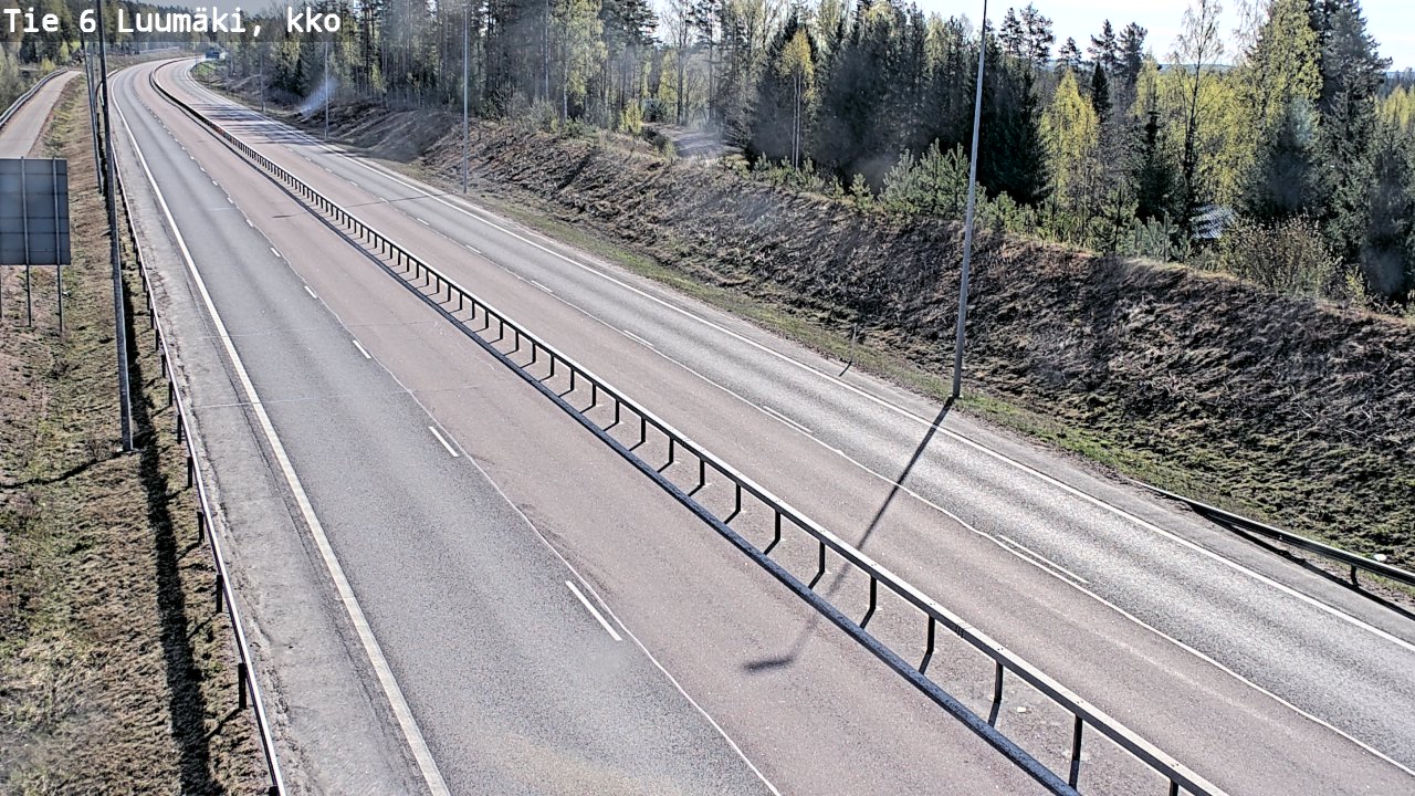 Weather Camera Image Road 6 Luumäki, kirkko, Luumäki, Etelä-Karjala