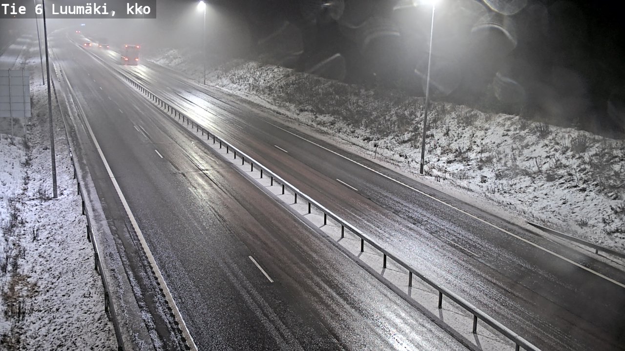 Weather Camera Image Road 6 Luumäki, kirkko, Luumäki, Etelä-Karjala