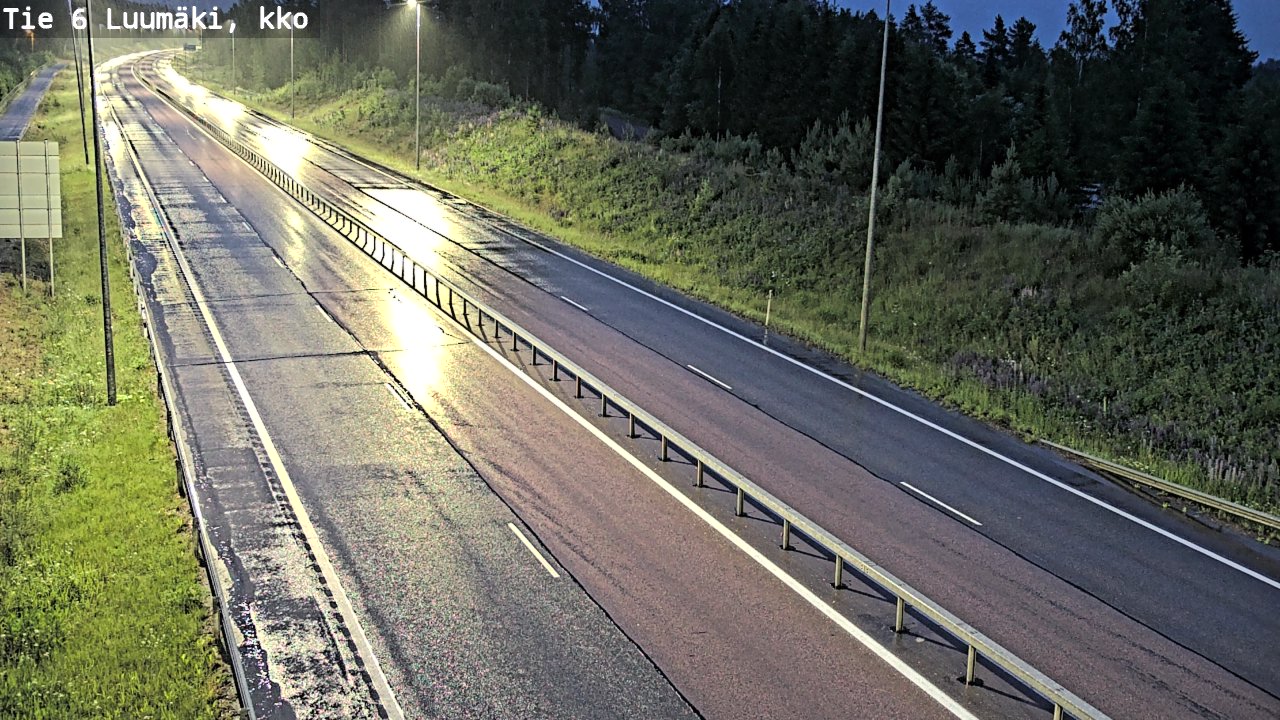 Kelikamerat Kuva Tie 6 Luumäki, kirkko, Luumäki, Etelä-Karjala