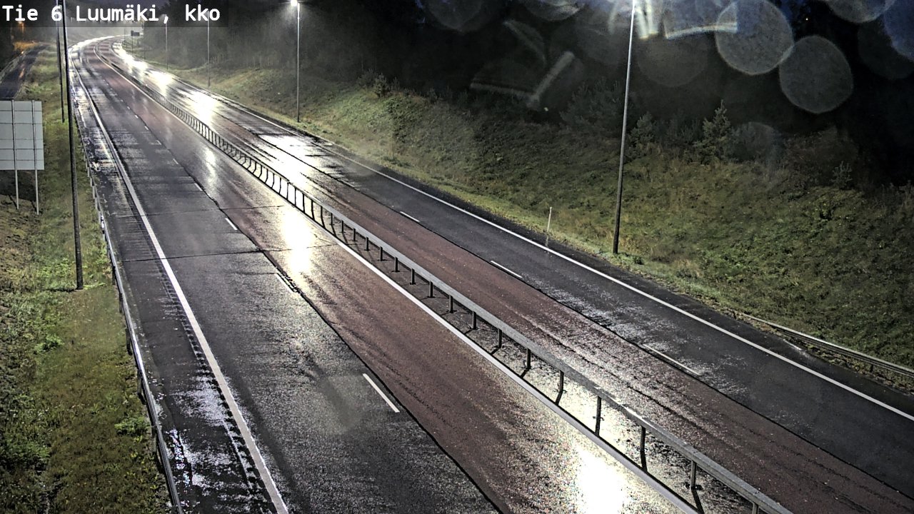 Weather Camera Image Road 6 Luumäki, kirkko, Luumäki, Etelä-Karjala