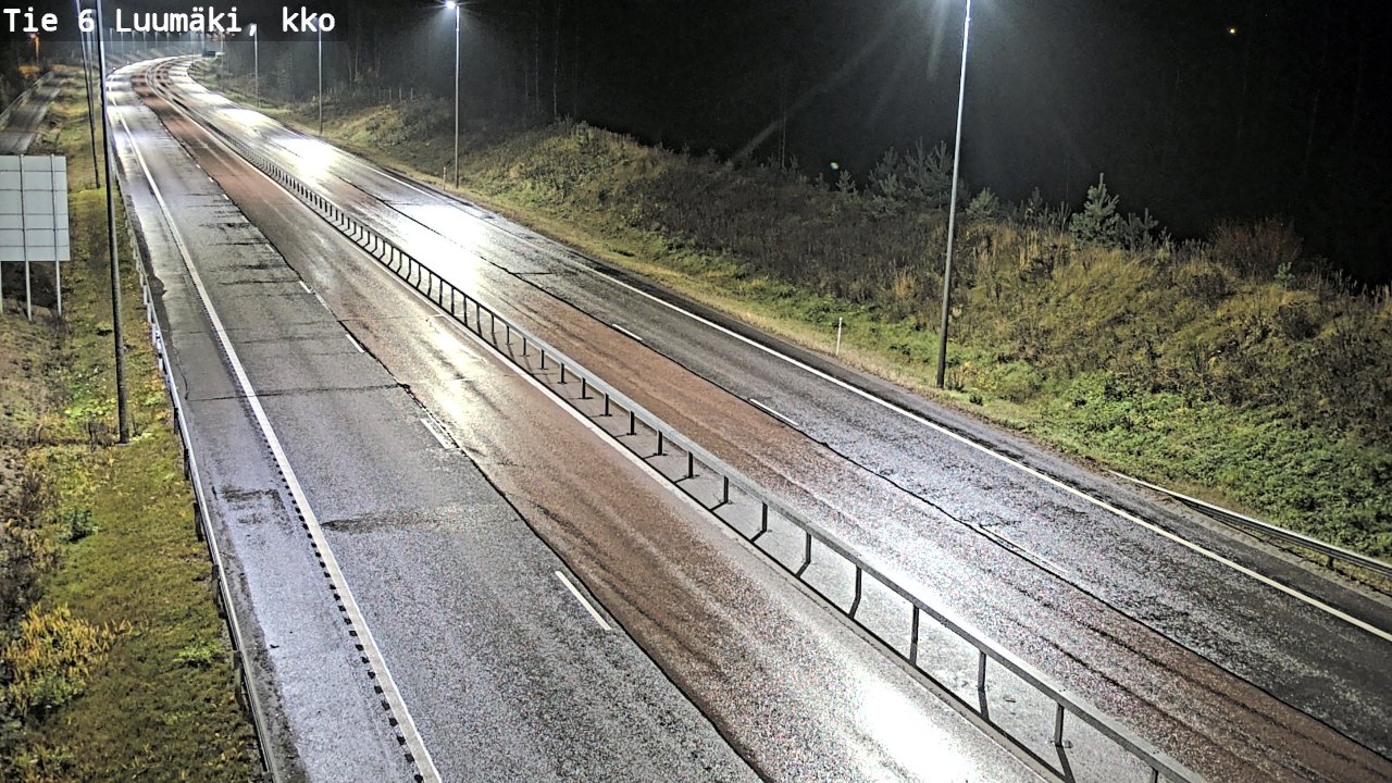 Weather Camera Image Road 6 Luumäki, kirkko, Luumäki, Etelä-Karjala