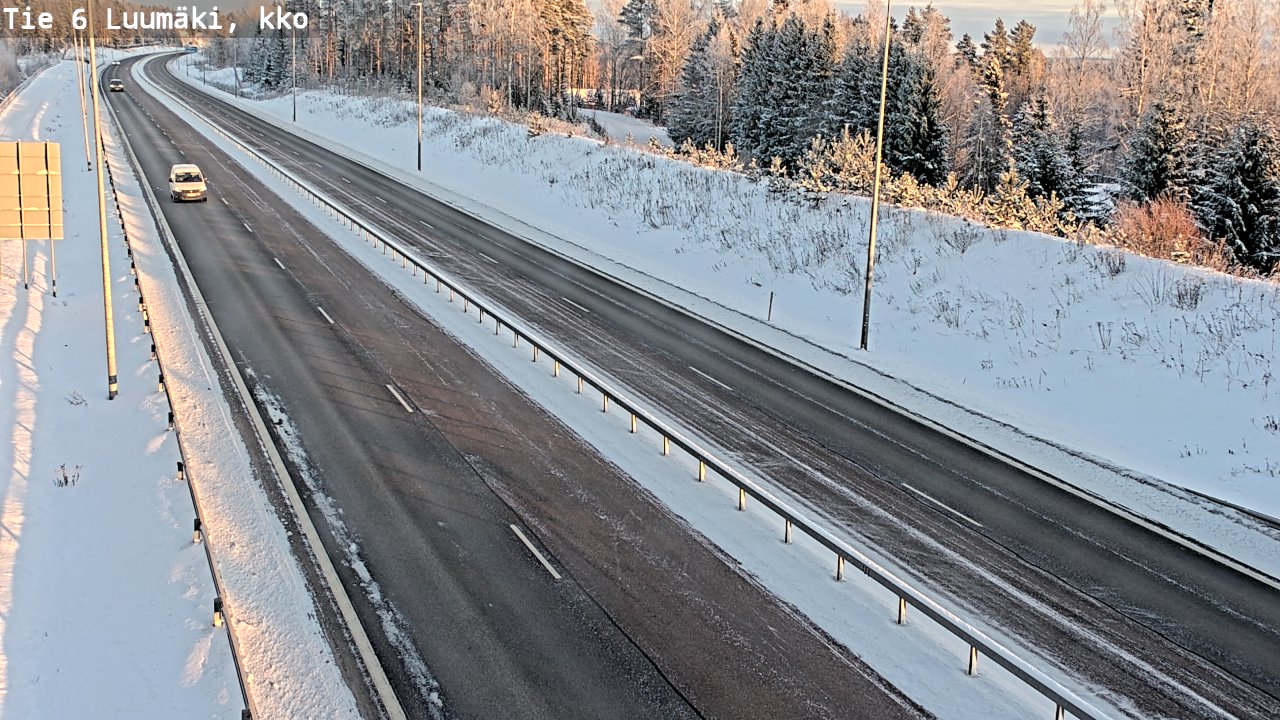 Kelikamerat Kuva Tie 6 Luumäki, kirkko, Luumäki, Etelä-Karjala
