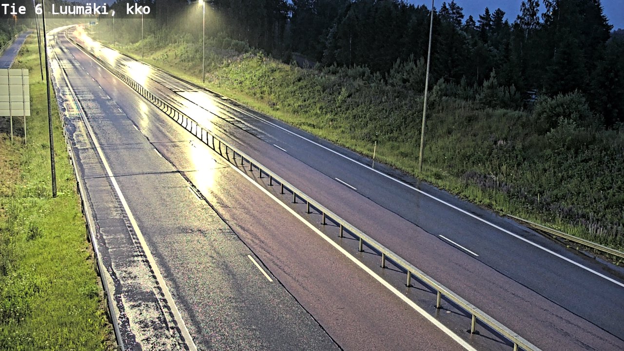 Kelikamerat Kuva Tie 6 Luumäki, kirkko, Luumäki, Etelä-Karjala