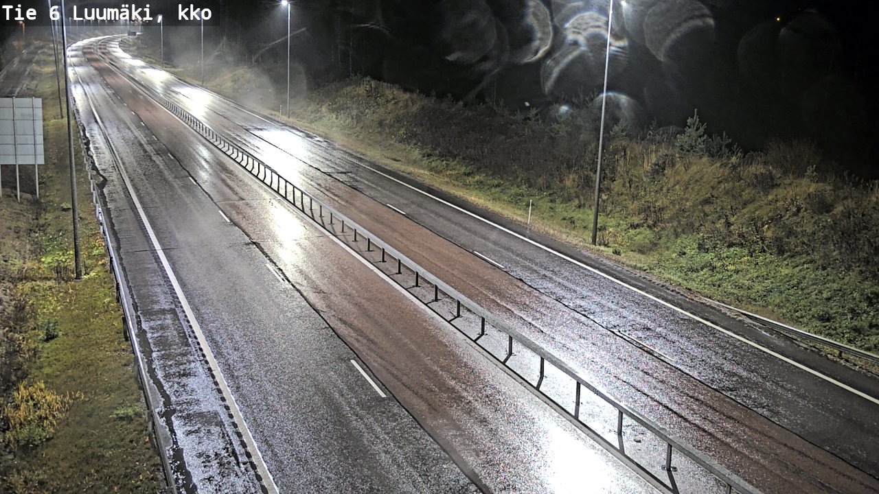 Weather Camera Image Road 6 Luumäki, kirkko, Luumäki, Etelä-Karjala