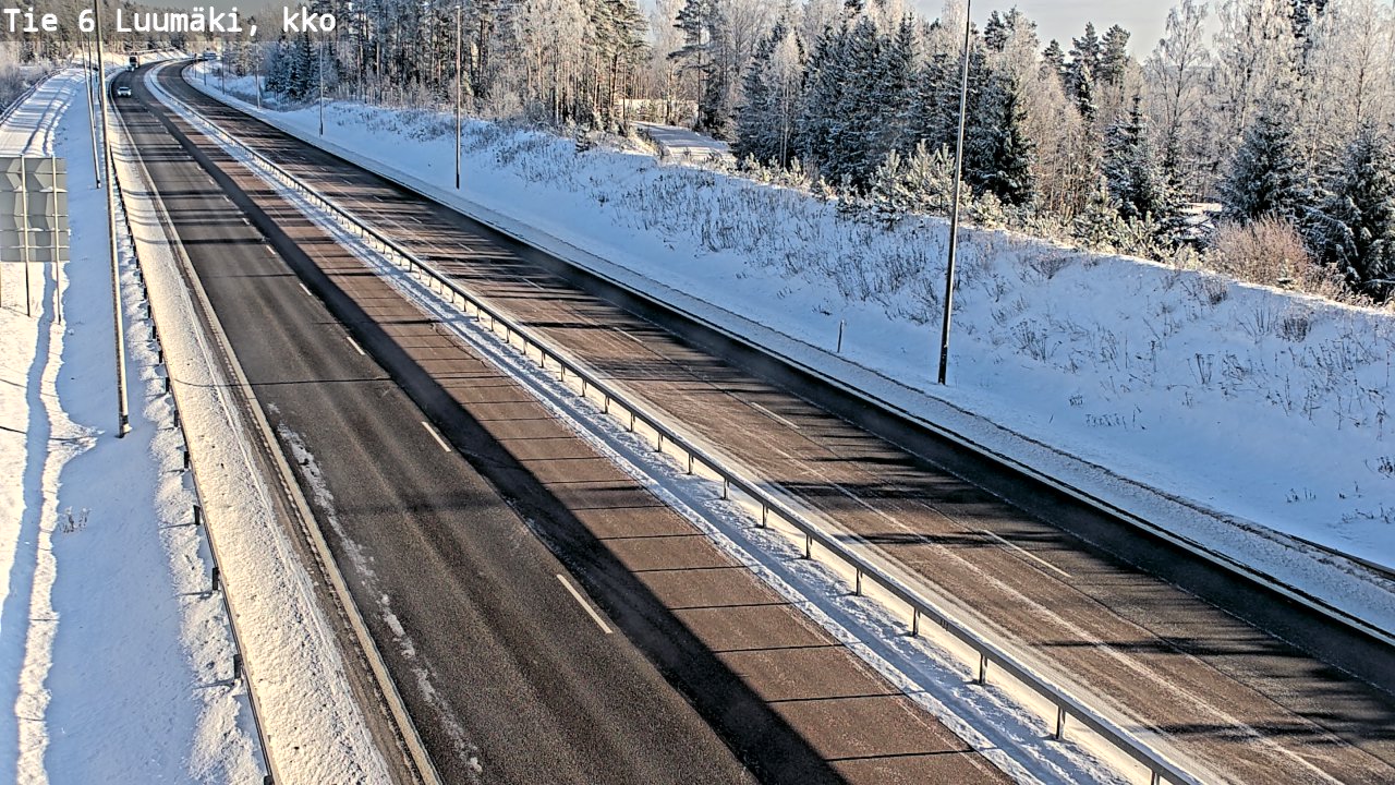 Weather Camera Image Road 6 Luumäki, kirkko, Luumäki, Etelä-Karjala