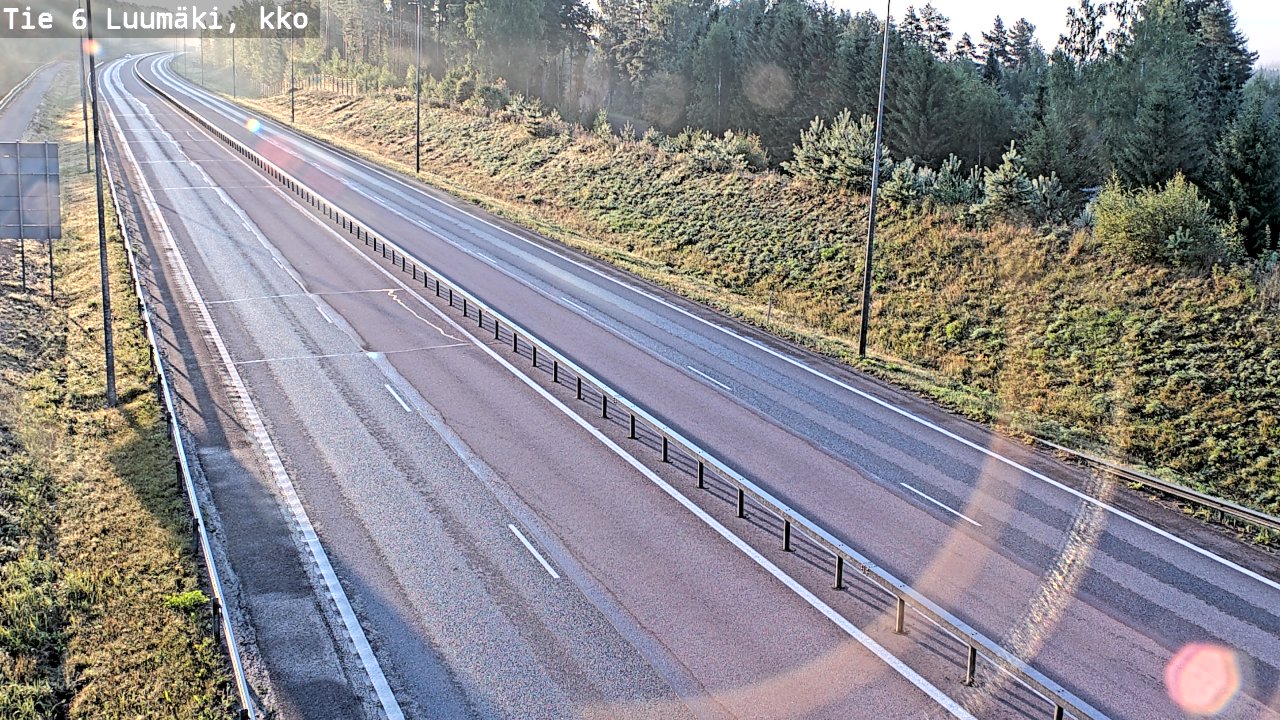 Kelikamerat Kuva Tie 6 Luumäki, kirkko, Luumäki, Etelä-Karjala