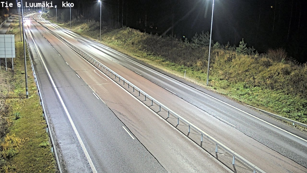 Kelikamerat Kuva Tie 6 Luumäki, kirkko, Luumäki, Etelä-Karjala