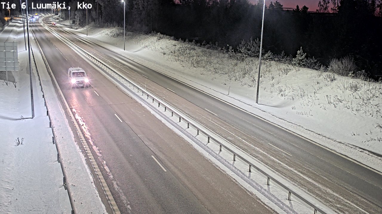 Kelikamerat Kuva Tie 6 Luumäki, kirkko, Luumäki, Etelä-Karjala