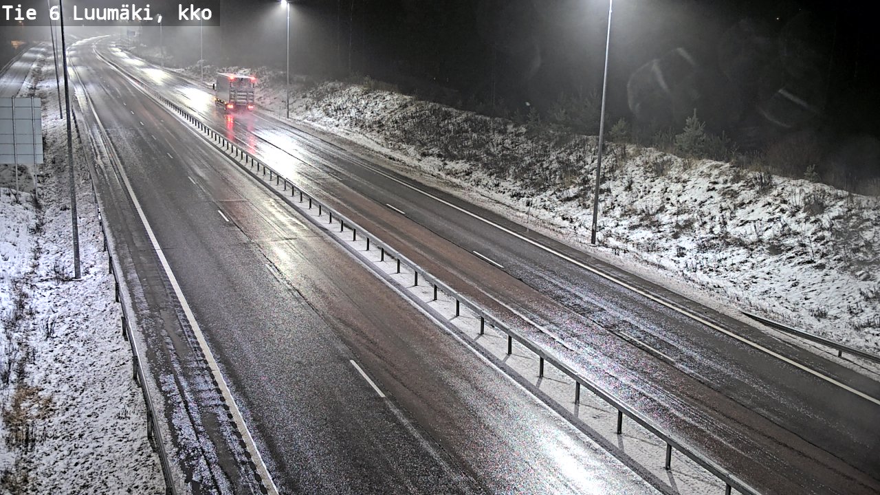 Weather Camera Image Road 6 Luumäki, kirkko, Luumäki, Etelä-Karjala