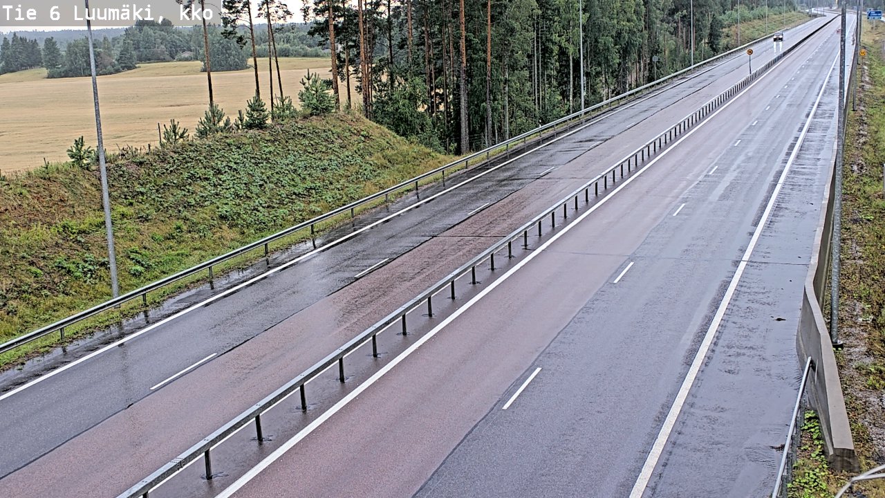 Kelikamerat Kuva Tie 6 Luumäki, kirkko, Luumäki, Etelä-Karjala
