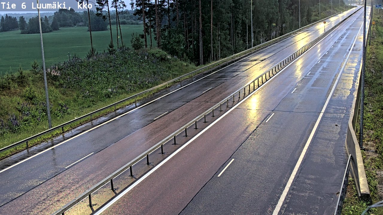 Kelikamerat Kuva Tie 6 Luumäki, kirkko, Luumäki, Etelä-Karjala
