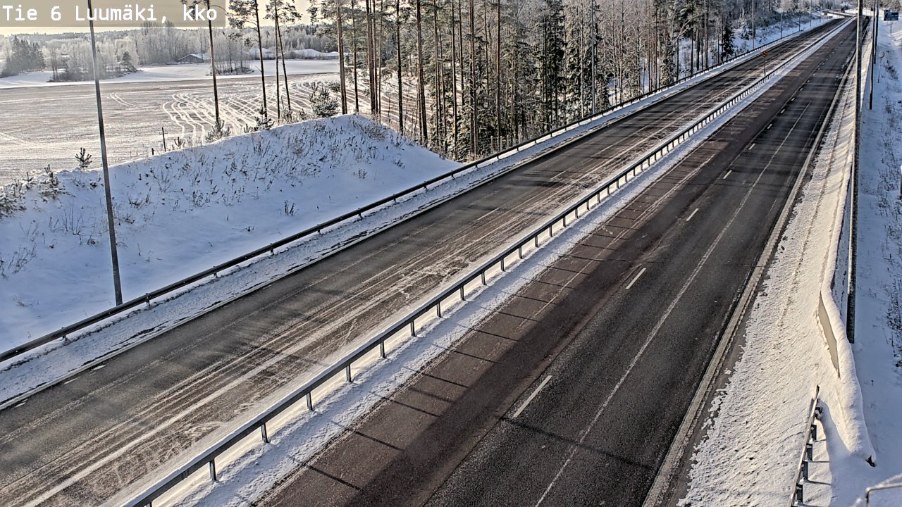 Kelikamerat Kuva Tie 6 Luumäki, kirkko, Luumäki, Etelä-Karjala