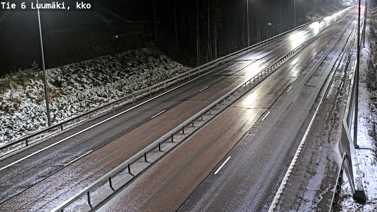 Weather Camera Image Road 6 Luumäki, kirkko, Luumäki, Etelä-Karjala