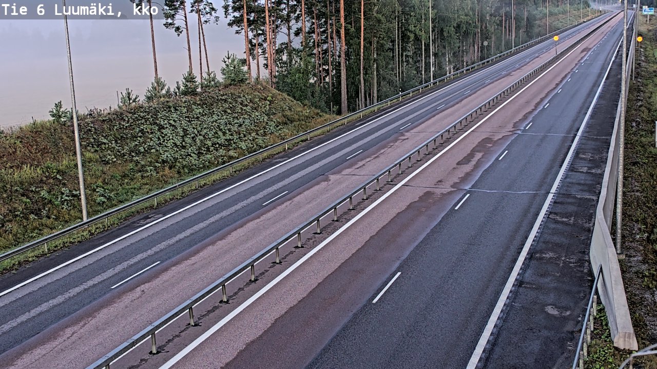 Kelikamerat Kuva Tie 6 Luumäki, kirkko, Luumäki, Etelä-Karjala
