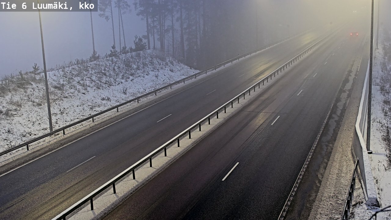 Weather Camera Image Road 6 Luumäki, kirkko, Luumäki, Etelä-Karjala