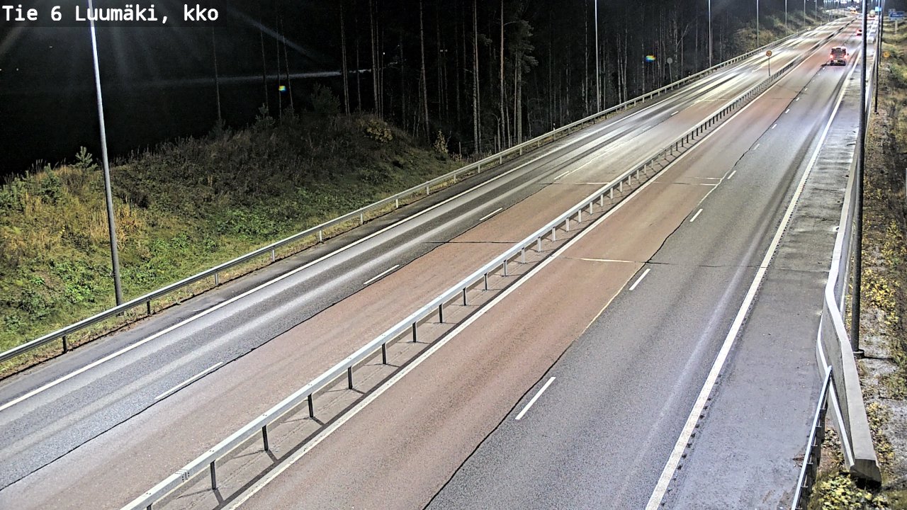 Kelikamerat Kuva Tie 6 Luumäki, kirkko, Luumäki, Etelä-Karjala