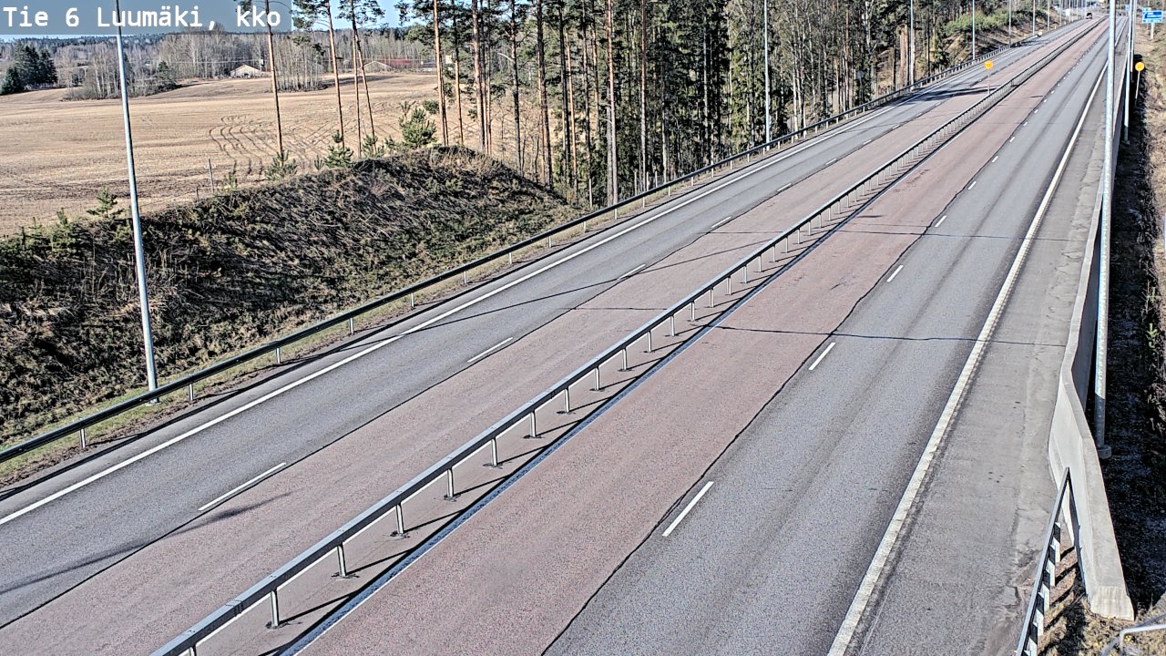 Kelikamerat Kuva Tie 6 Luumäki, kirkko, Luumäki, Etelä-Karjala