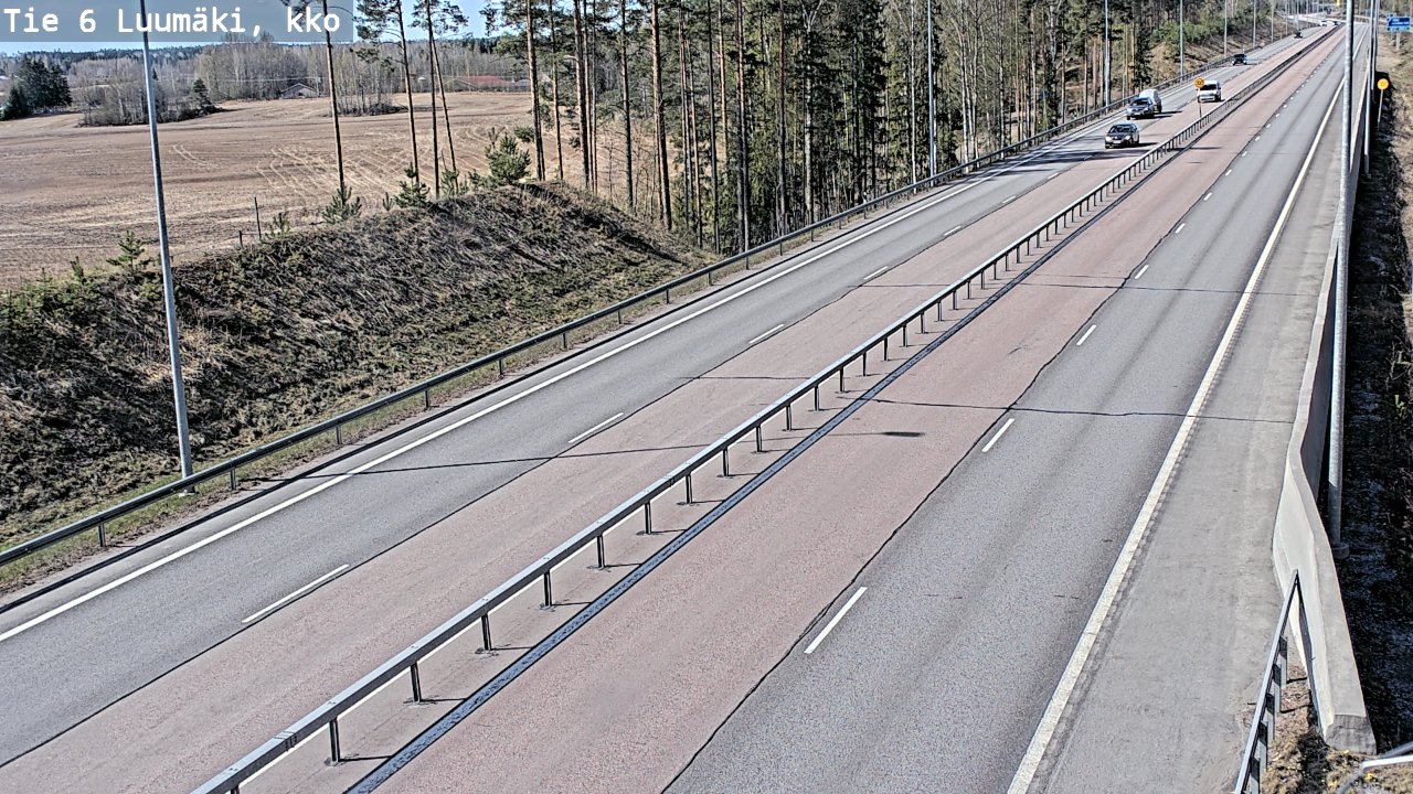 Kelikamerat Kuva Tie 6 Luumäki, kirkko, Luumäki, Etelä-Karjala