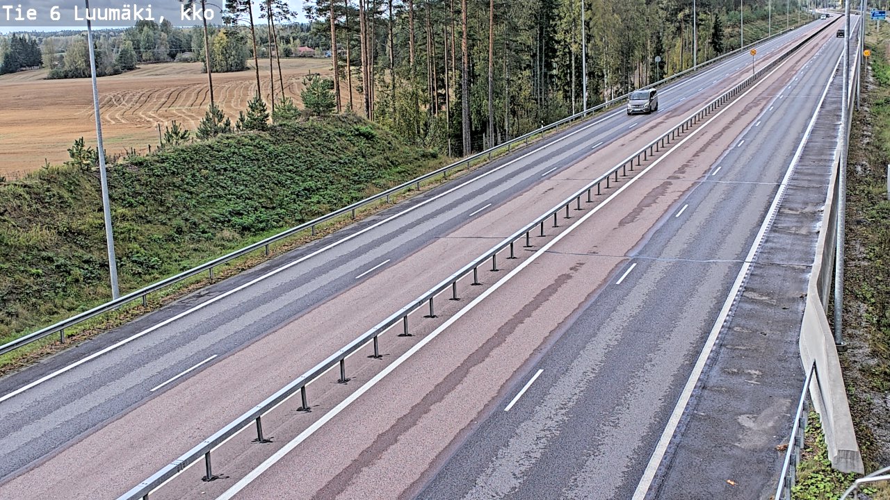 Kelikamerat Kuva Tie 6 Luumäki, kirkko, Luumäki, Etelä-Karjala