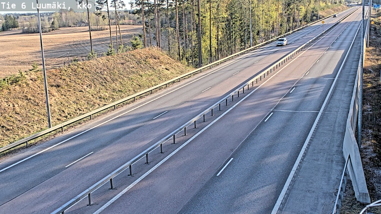 Kelikamerat Kuva Tie 6 Luumäki, kirkko, Luumäki, Etelä-Karjala