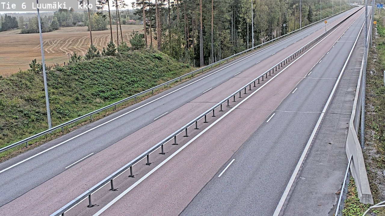 Kelikamerat Kuva Tie 6 Luumäki, kirkko, Luumäki, Etelä-Karjala