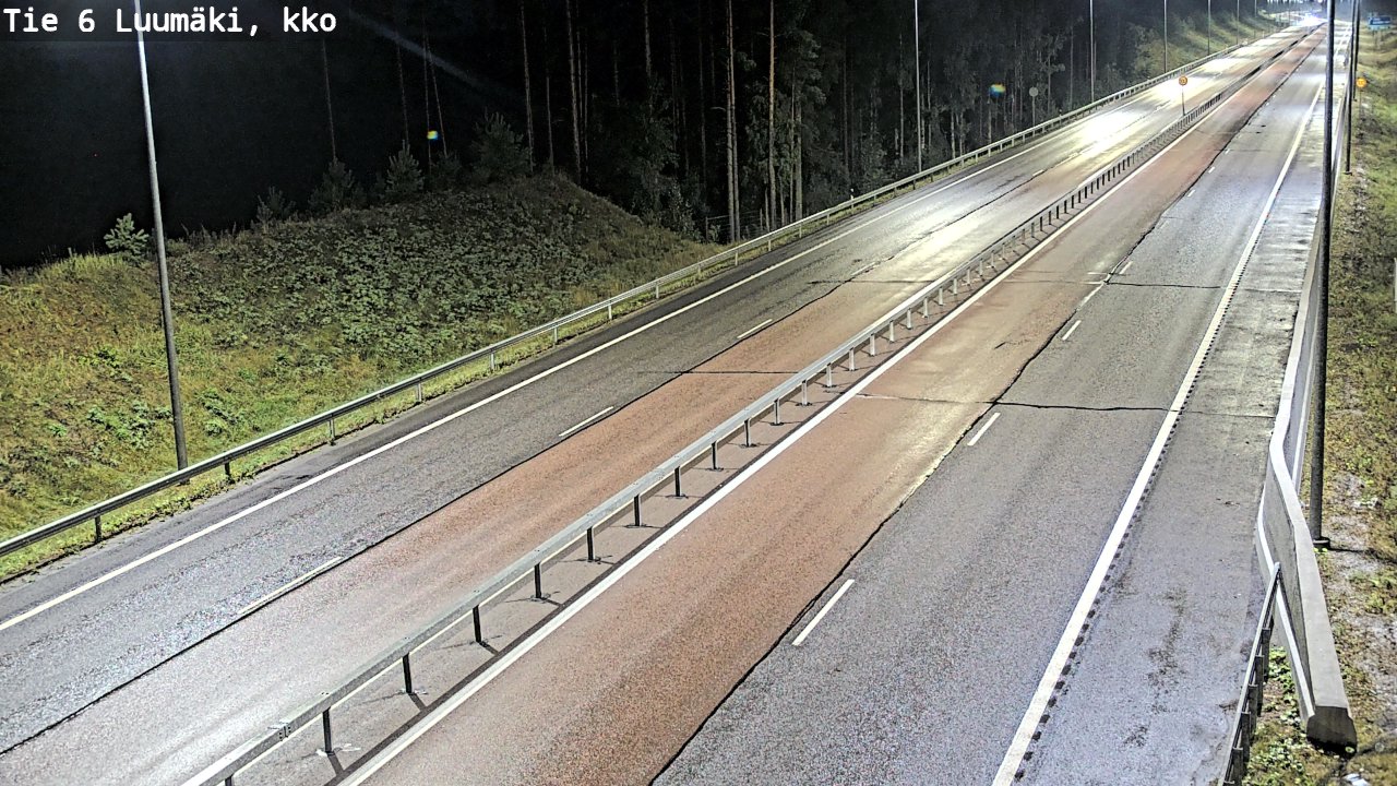 Kelikamerat Kuva Tie 6 Luumäki, kirkko, Luumäki, Etelä-Karjala