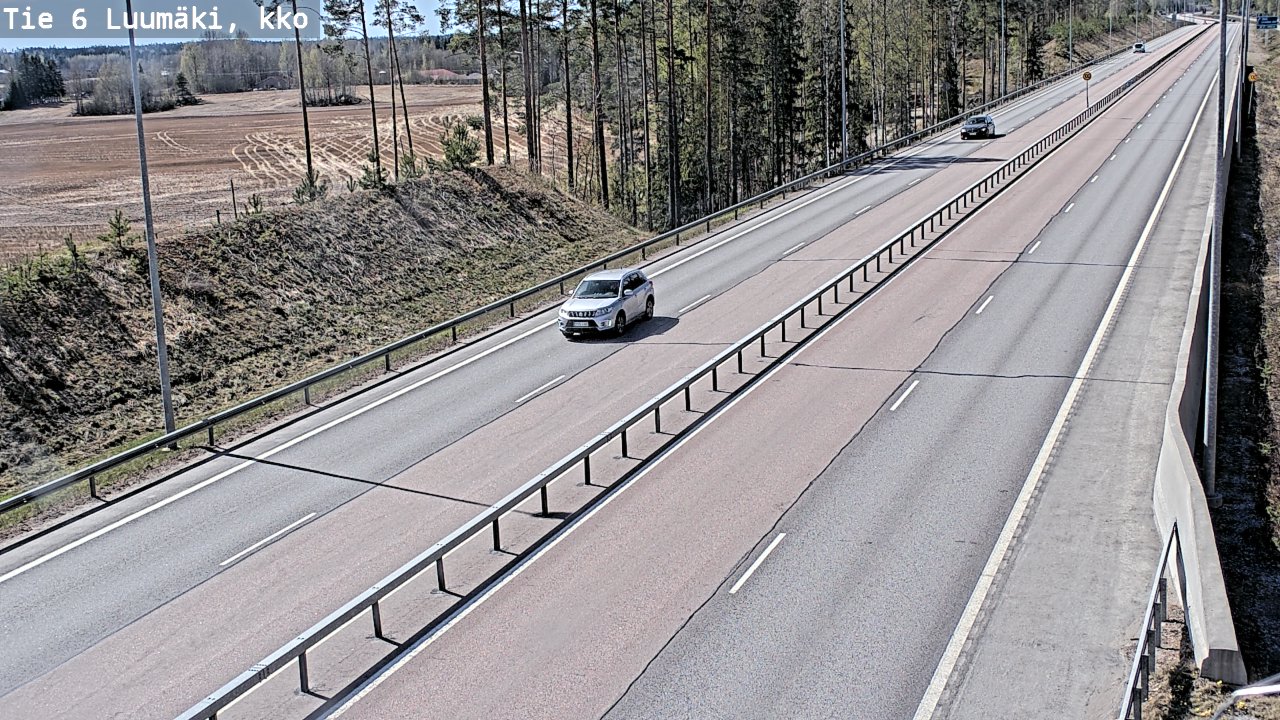 Kelikamerat Kuva Tie 6 Luumäki, kirkko, Luumäki, Etelä-Karjala