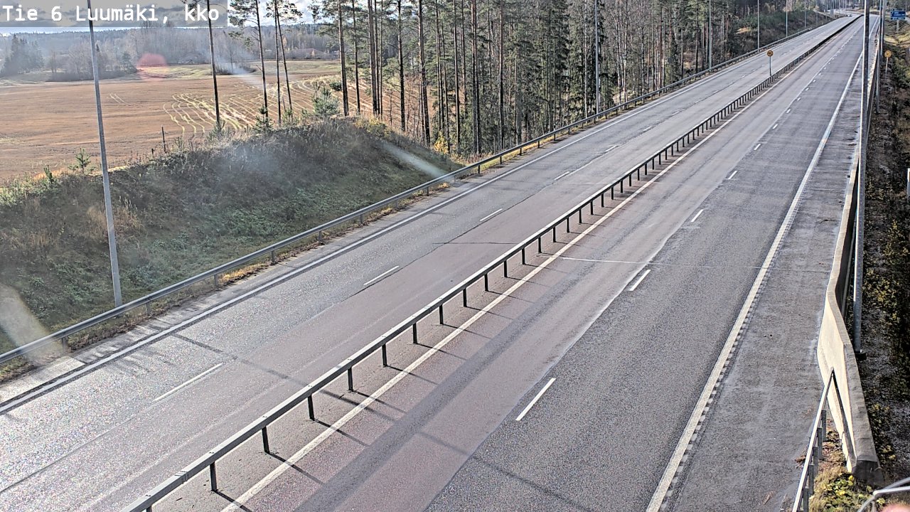 Kelikamerat Kuva Tie 6 Luumäki, kirkko, Luumäki, Etelä-Karjala