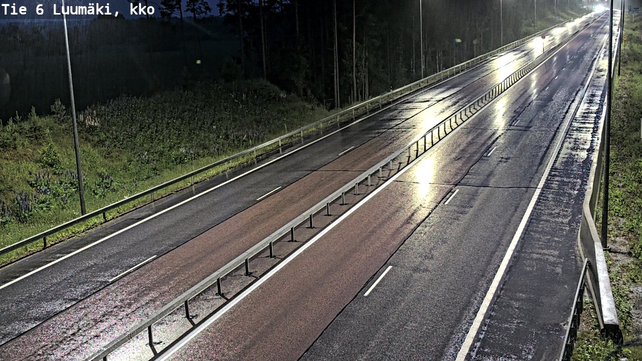 Kelikamerat Kuva Tie 6 Luumäki, kirkko, Luumäki, Etelä-Karjala