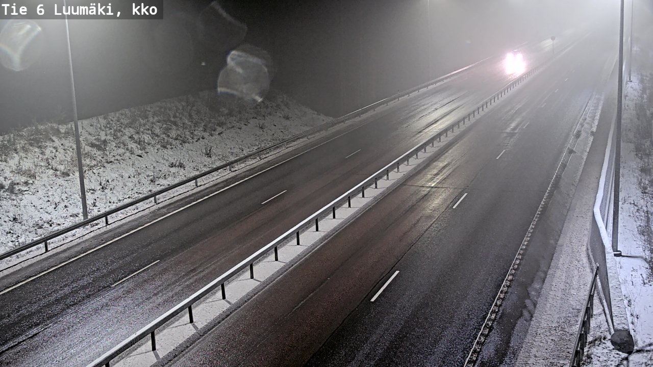 Weather Camera Image Road 6 Luumäki, kirkko, Luumäki, Etelä-Karjala