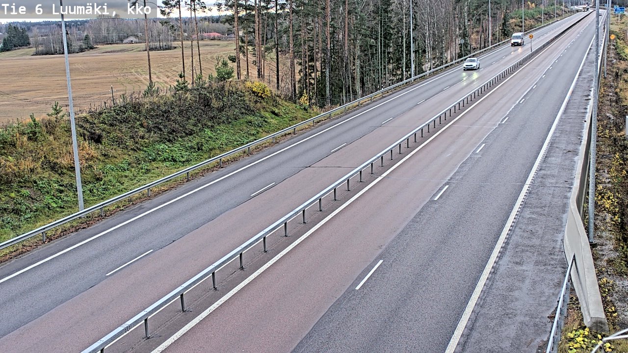 Kelikamerat Kuva Tie 6 Luumäki, kirkko, Luumäki, Etelä-Karjala