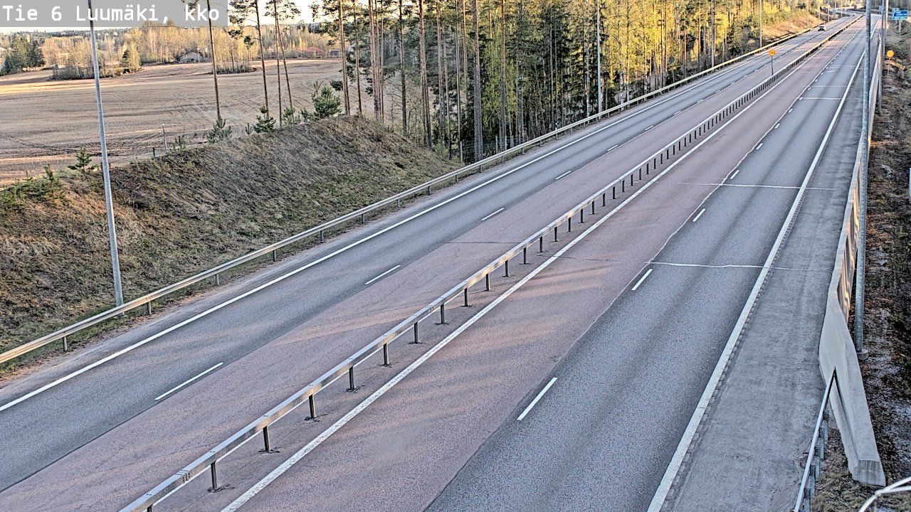 Kelikamerat Kuva Tie 6 Luumäki, kirkko, Luumäki, Etelä-Karjala