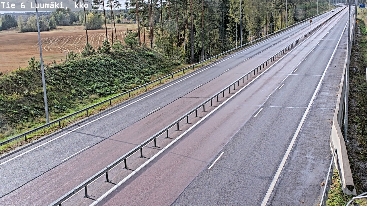 Kelikamerat Kuva Tie 6 Luumäki, kirkko, Luumäki, Etelä-Karjala