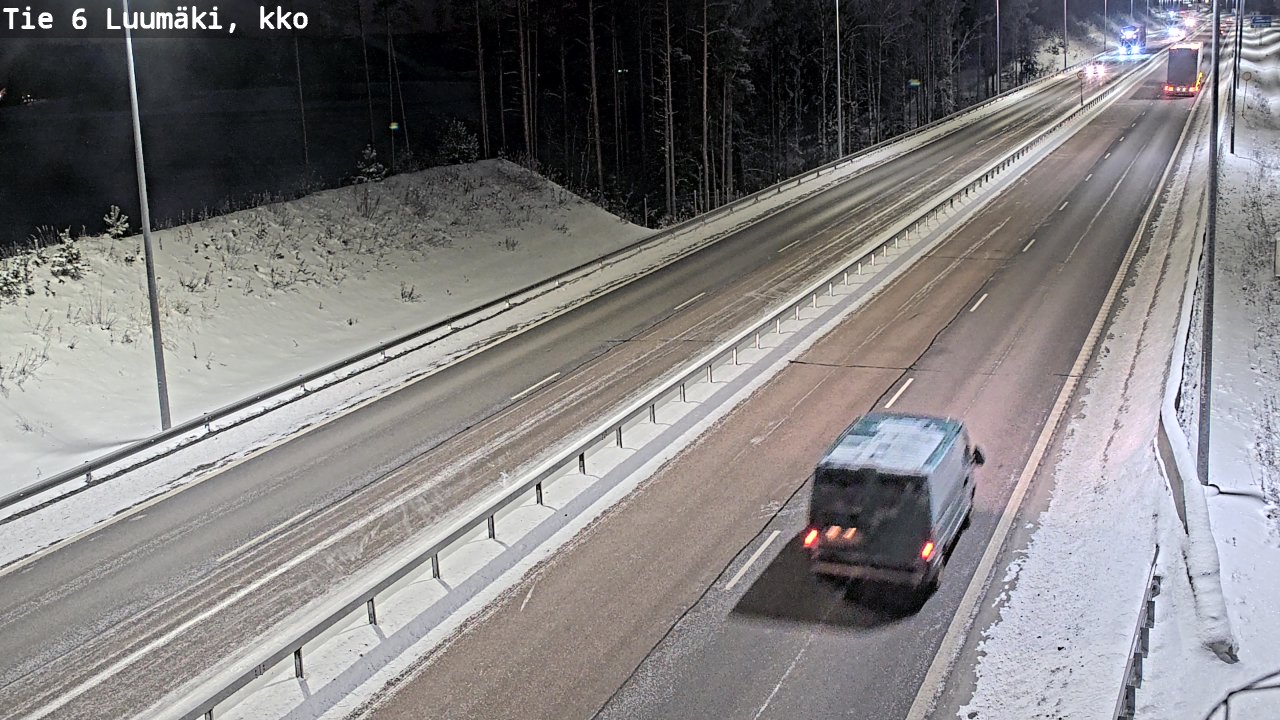 Kelikamerat Kuva Tie 6 Luumäki, kirkko, Luumäki, Etelä-Karjala