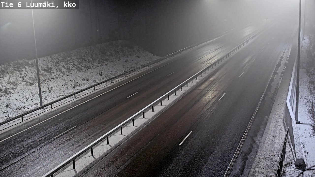 Weather Camera Image Road 6 Luumäki, kirkko, Luumäki, Etelä-Karjala