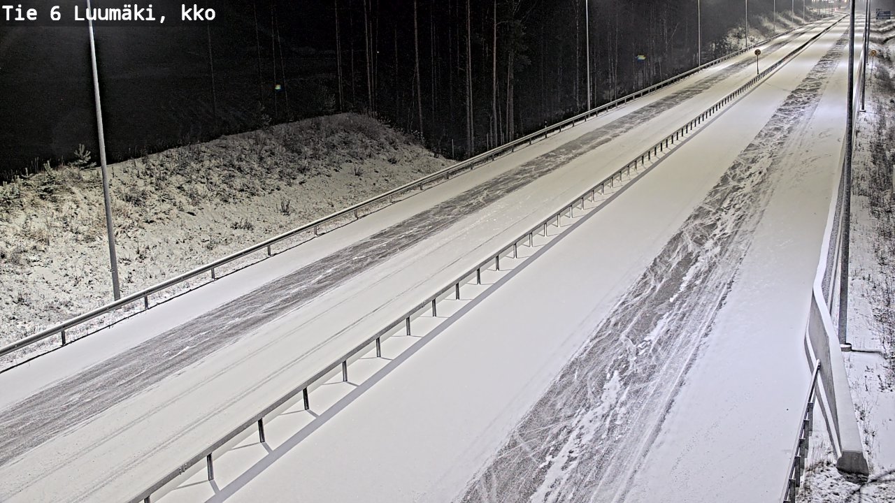 Kelikamerat Kuva Tie 6 Luumäki, kirkko, Luumäki, Etelä-Karjala