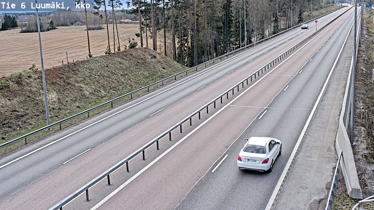 Kelikamerat Kuva Tie 6 Luumäki, kirkko, Luumäki, Etelä-Karjala