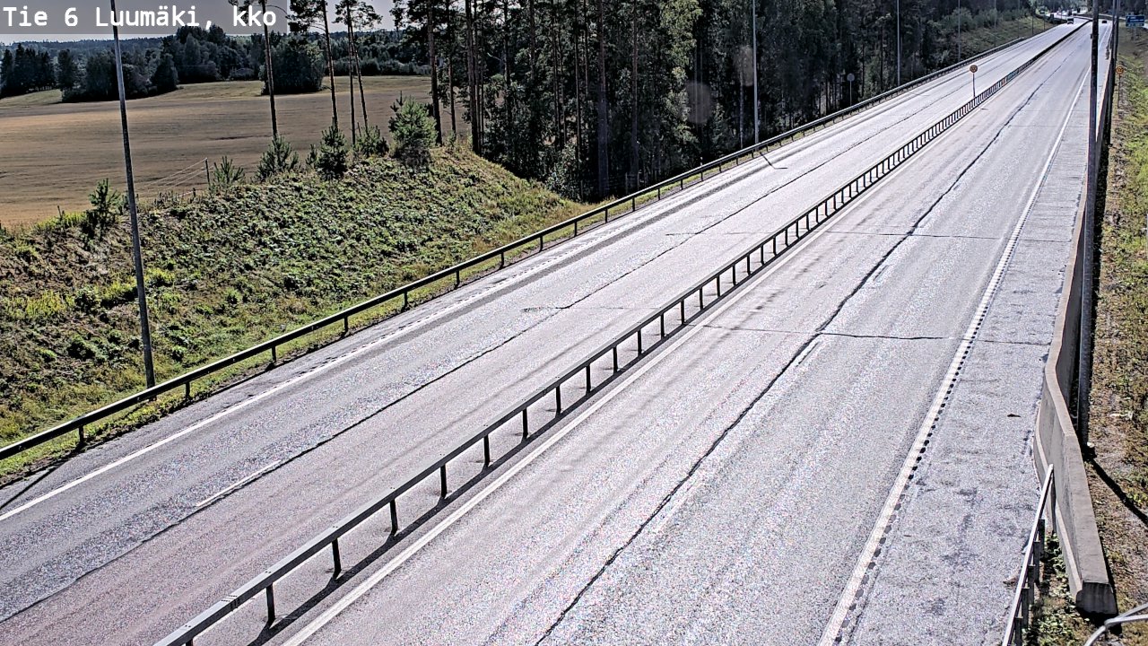 Kelikamerat Kuva Tie 6 Luumäki, kirkko, Luumäki, Etelä-Karjala