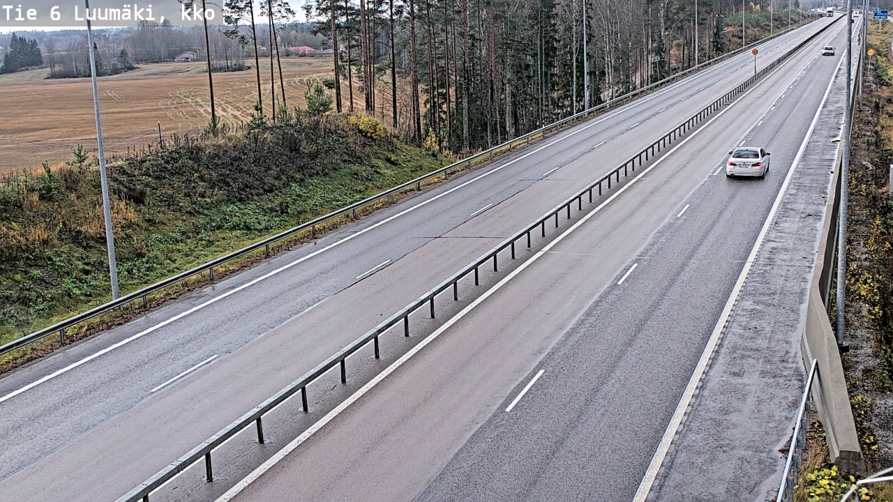 Kelikamerat Kuva Tie 6 Luumäki, kirkko, Luumäki, Etelä-Karjala