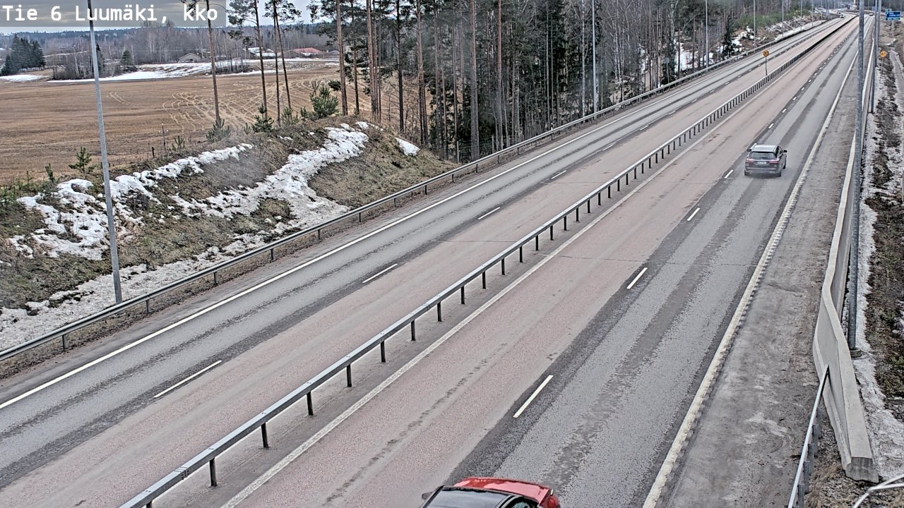 Kelikamerat Kuva Tie 6 Luumäki, kirkko, Luumäki, Etelä-Karjala