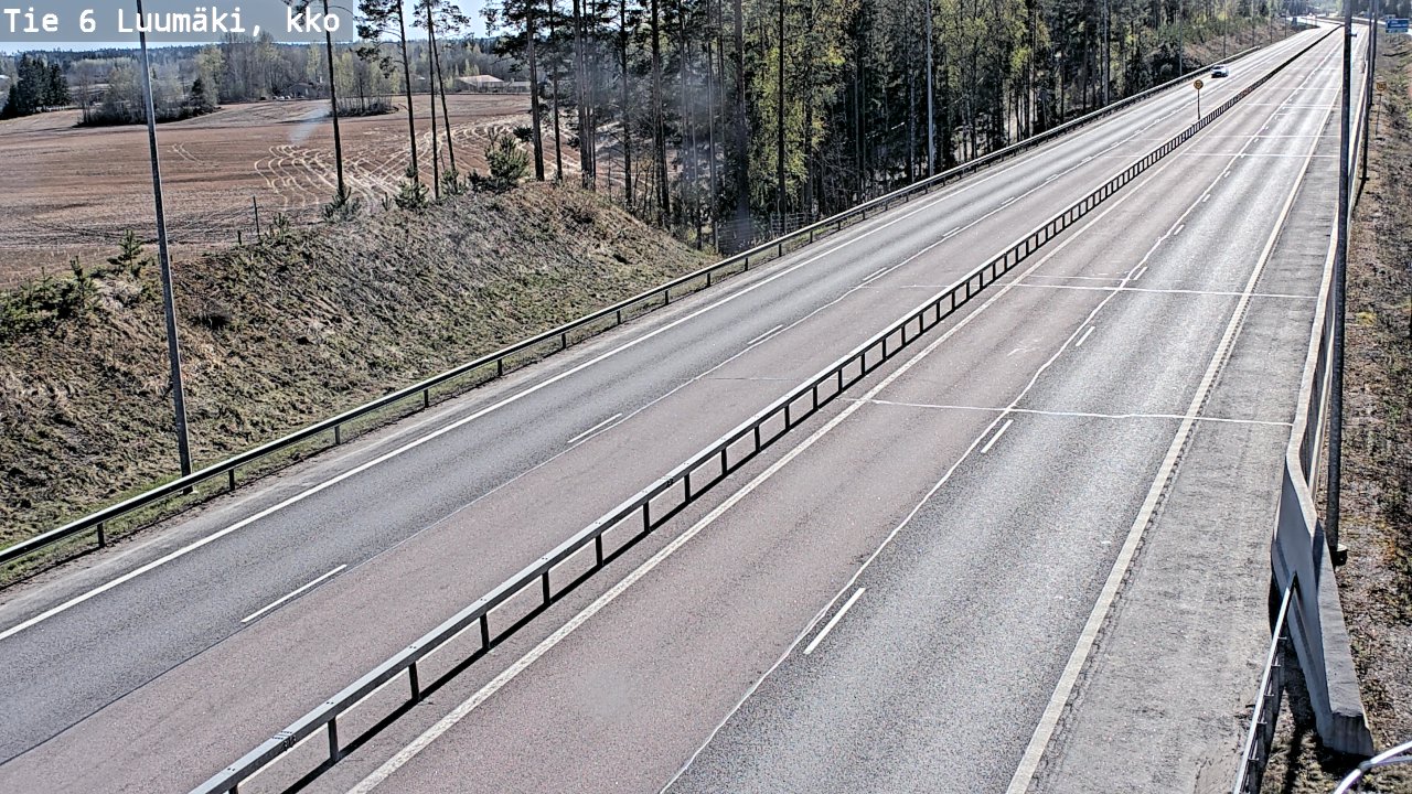 Kelikamerat Kuva Tie 6 Luumäki, kirkko, Luumäki, Etelä-Karjala