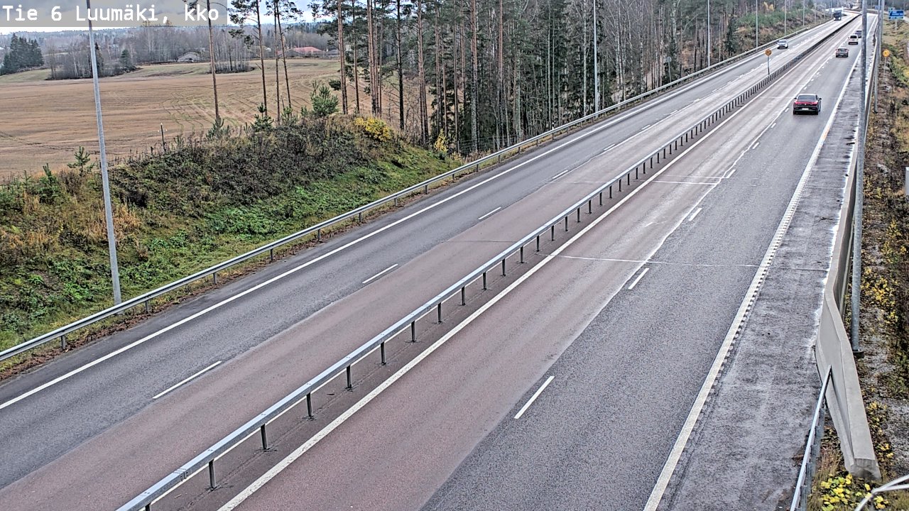 Kelikamerat Kuva Tie 6 Luumäki, kirkko, Luumäki, Etelä-Karjala