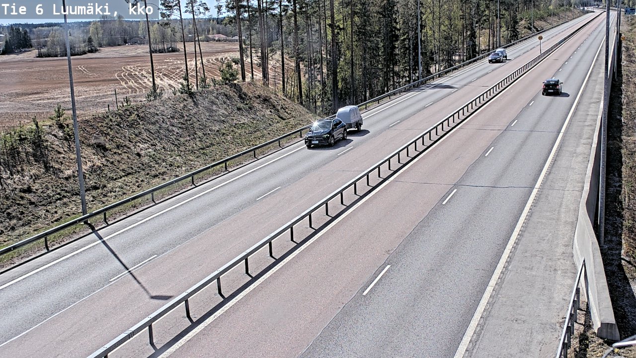 Kelikamerat Kuva Tie 6 Luumäki, kirkko, Luumäki, Etelä-Karjala