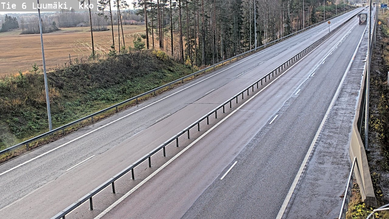 Kelikamerat Kuva Tie 6 Luumäki, kirkko, Luumäki, Etelä-Karjala