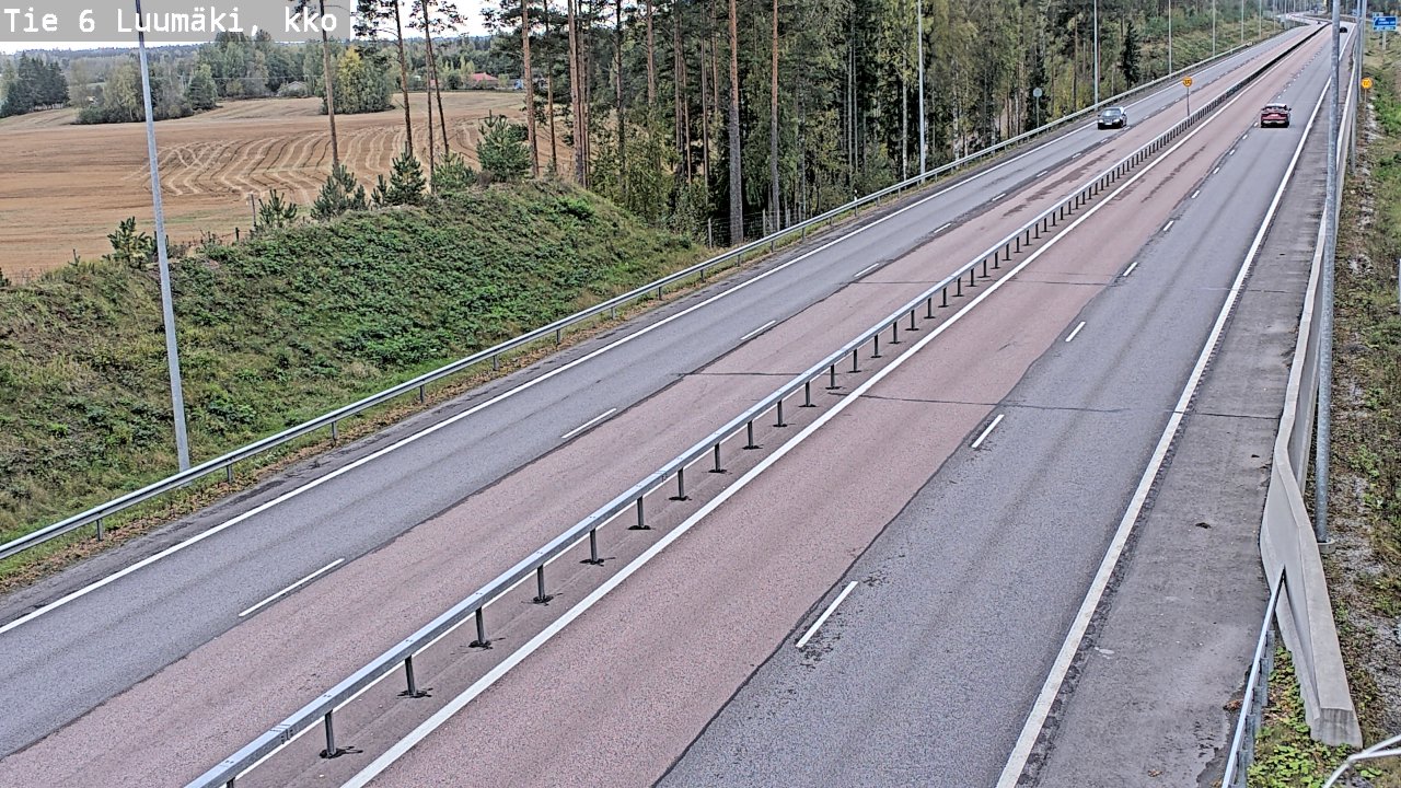 Kelikamerat Kuva Tie 6 Luumäki, kirkko, Luumäki, Etelä-Karjala