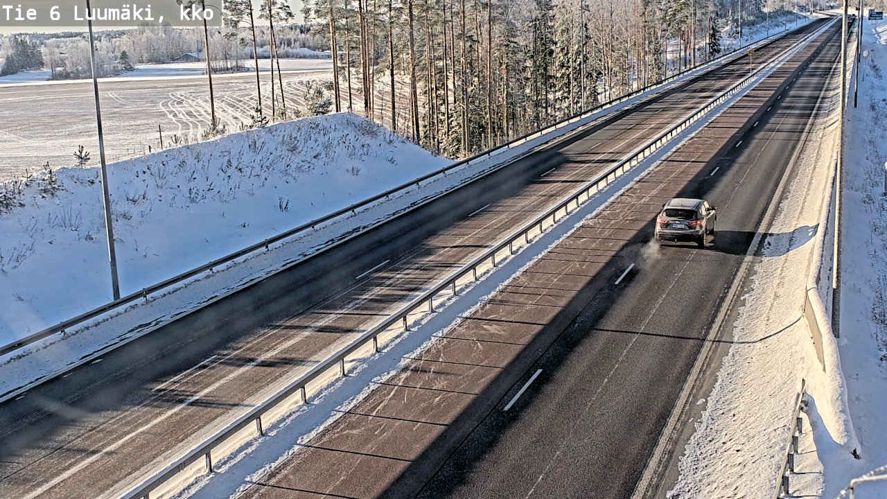 Weather Camera Image Road 6 Luumäki, kirkko, Luumäki, Etelä-Karjala