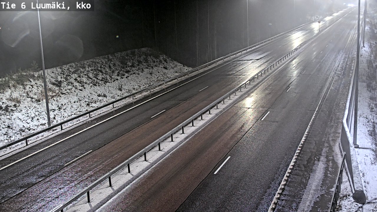 Weather Camera Image Road 6 Luumäki, kirkko, Luumäki, Etelä-Karjala