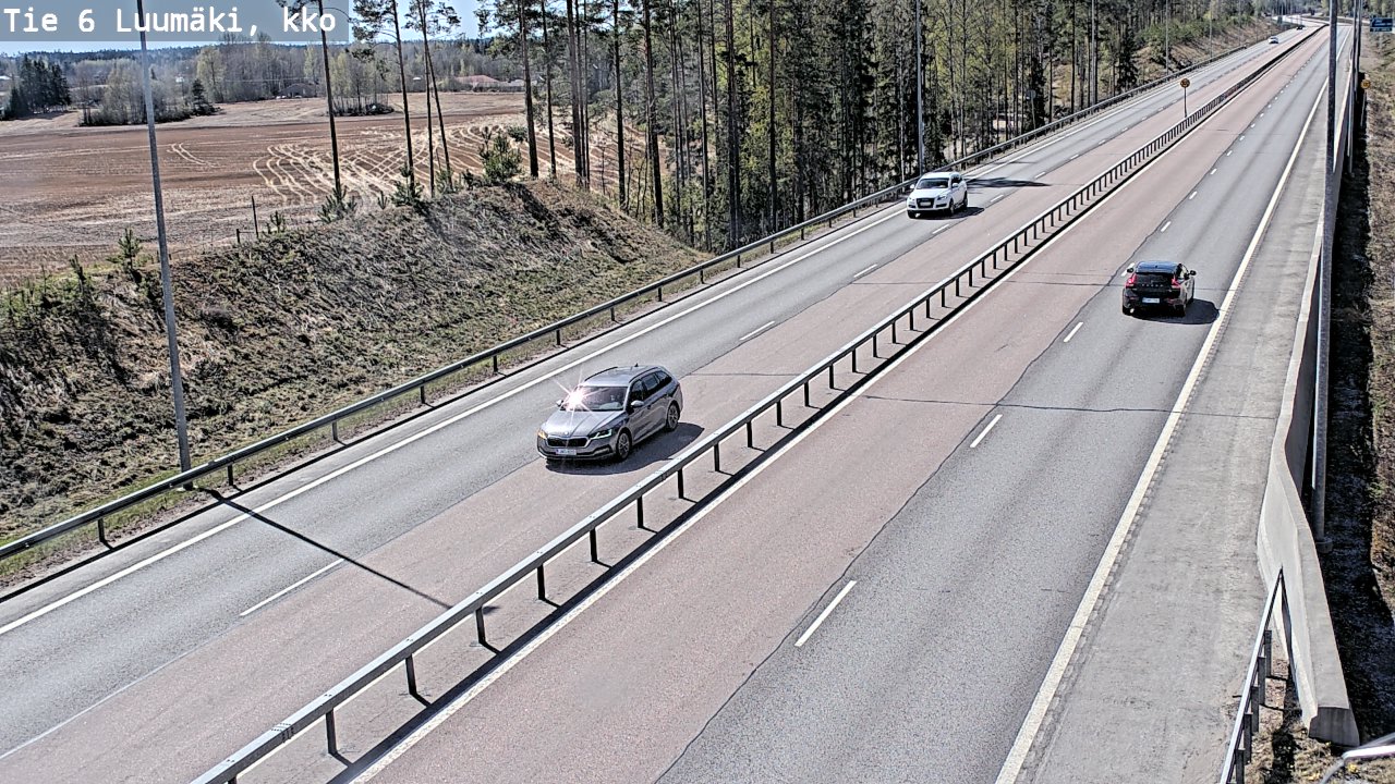 Kelikamerat Kuva Tie 6 Luumäki, kirkko, Luumäki, Etelä-Karjala